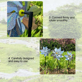 8Pcs Bird Repeller Pinwheel Reflective Garden Plant Flower Bird Repellent Windmill Garden Decoration In Australia - Darrahopens