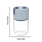 Push Type Salt Shaker Spice Jars with Lid Sealed Dust Proof Seasoning Jar Glass Bottle Kitchen Cooking Tools In Australia - Darrahopens