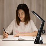 Eye Caring Desk Lamp with Wireless Charger Touch Dimming LED Table Lamps Folding Reading Light for Students In Australia - Darrahopens