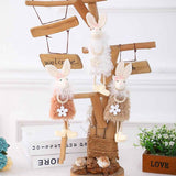 Cute Easter Hanging Bunny Ornaments Easter Bunny Figurine Decorations for Hanging on Trees Windows Easter Decor In Australia - Darrahopens