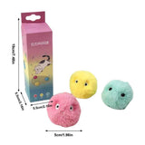 Plush Catnip Ball Cat Toy Lifelike Animal Chirping Sounds Interactive Cat Toys Soft Fluffy Plush Cat Ball Toys In Australia - Darrahopens
