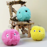 Plush Catnip Ball Cat Toy Lifelike Animal Chirping Sounds Interactive Cat Toys Soft Fluffy Plush Cat Ball Toys In Australia - Darrahopens