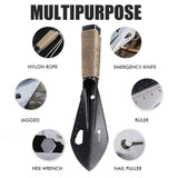 Multifunctional Garden Metal Serrated Digger Portable Serrated Digging Tool with Non Slip Handles Gardening Tools In Australia - Darrahopens