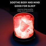 Salt Crystal Lamp Night Light USB Aroma Diffuser Salt Lamp Colorful Salt Crystal Lamp Fragrance Oil Diffuser for Office Yoga Bedroom In Australia - Darrahopens