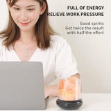 Salt Crystal Lamp Night Light USB Aroma Diffuser Salt Lamp Colorful Salt Crystal Lamp Fragrance Oil Diffuser for Office Yoga Bedroom In Australia - Darrahopens