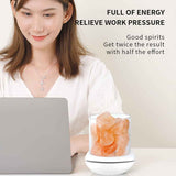 Salt Crystal Lamp Night Light USB Aroma Diffuser Salt Lamp Colorful Salt Crystal Lamp Fragrance Oil Diffuser for Office Yoga Bedroom In Australia - Darrahopens