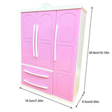Doll Closet Clothing Organizer Mini Princess Furniture Wardrobe Ornaments Doll House Closet Toy Accessories In Australia - Darrahopens