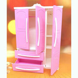 Doll Closet Clothing Organizer Mini Princess Furniture Wardrobe Ornaments Doll House Closet Toy Accessories In Australia - Darrahopens