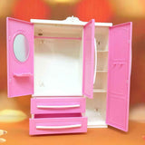 Doll Closet Clothing Organizer Mini Princess Furniture Wardrobe Ornaments Doll House Closet Toy Accessories In Australia - Darrahopens