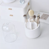 Multi Function 360 Degree Rotating Pencil Holder Stationery Cosmetic Storage Box Dustproof Makeup Organizer Gifts for Wife and Girlfriend