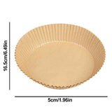 100 Pcs Air Fryer One Time Paper Liner Non Stick Air Fryer Paper Liners Oil Proof Parchment Baking Paper for Kitchen Microwave Oven In Australia - Darrahopens