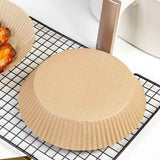 100 Pcs Air Fryer One Time Paper Liner Non Stick Air Fryer Paper Liners Oil Proof Parchment Baking Paper for Kitchen Microwave Oven In Australia - Darrahopens