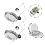 Sprouting Jar With Stainless Steel 304 Screen Lid Wide Mouth Quart Mason Sprouter In Australia - Darrahopens