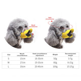 Anti Bite Duck Mouth Shape Dog Mouth Covers Soft Anti Bite Duck Muzzles Anti Called Muzzle Cover for Friends