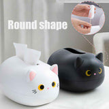 Cartoon Cat Tissue Box Desktop Paper Napkin Storage Box Paper Container Home Decoration In Australia - Darrahopens