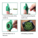 Household Stainless Steel Scallion Cutter Plum Blossom Shred Silk Cutter Sharp Onion Cutter Graters Kitchen Shred Accessories In Australia - Darrahopens