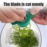 Household Stainless Steel Scallion Cutter Plum Blossom Shred Silk Cutter Sharp Onion Cutter Graters Kitchen Shred Accessories
