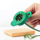 Household Stainless Steel Scallion Cutter Plum Blossom Shred Silk Cutter Sharp Onion Cutter Graters Kitchen Shred Accessories