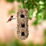 Hand Woven Hummingbird Houses Peanut Shape Natural Bird Nest Hut Straw Bird Nest Handmade Hanging Bird Hut for Window Home Garden In Australia - Darrahopens