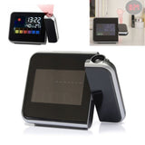 Projection Alarm Clock 180 Degree Adjustable Digital Projector Clock with Weather Station and Temperature Humidity LED Color Screen Perpetual Calendar Clock In Australia - Darrahopens