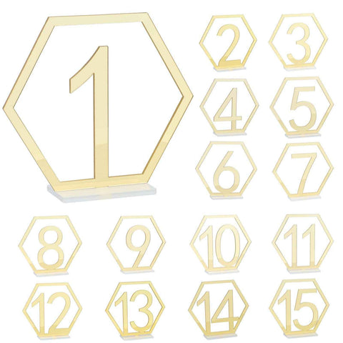 Digital Acrylic Mirror Table Number Wedding Supplies Table Decoration In Australia - Darrahopens