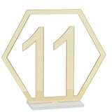 Digital Acrylic Mirror Table Number Wedding Supplies Table Decoration