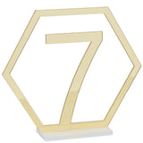 Digital Acrylic Mirror Table Number Wedding Supplies Table Decoration