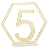Table Number Acrylic Mirror 1 To 15 Table Number For Weddings Dinner