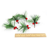 Christmas Garland Hanging Simulation Wreath for Living Room Bedroom Office Wedding Birthday