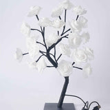 Removable Plastic Base USB Switch LED Simulation Rose Decoration Night Light In Australia - Darrahopens
