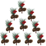 Mini Christmas Tree Accessories Pine Cones Pine Branches Christmas Decorations Small Flower Arrangements In Australia - Darrahopens