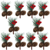 Mini Christmas Tree Accessories Pine Cones Pine Branches Christmas Decorations Small Flower Arrangements In Australia - Darrahopens