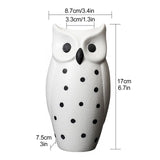 Flower Pots Nordic Modern Vase Decoration Owl Decorative Ceramic Desktop Crafts Ornament
