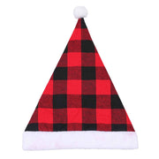 Plaid Christmas Hat Linen Adult Christmas Hat Xmas Holiday Hat Christmas Decorative Hat In Australia - Darrahopens