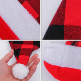 Plaid Christmas Hat Linen Adult Christmas Hat Xmas Holiday Hat Christmas Decorative Hat In Australia - Darrahopens