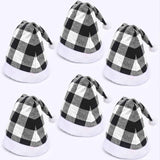 Plaid Christmas Hat Linen Adult Christmas Hat Xmas Holiday Hat Christmas Decorative Hat In Australia - Darrahopens