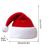 Children Adult Hat Thickened Plush Hat Christmas Hat Christmas Decoration Supplies In Australia - Darrahopens