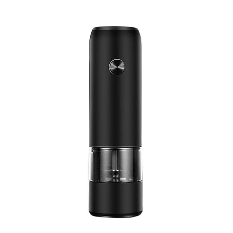 Electric Pepper Grinder Black Usb Charging High Hardness Wear Resistant Automatic Pepper Mill Grinder For Kitchen Restaurant