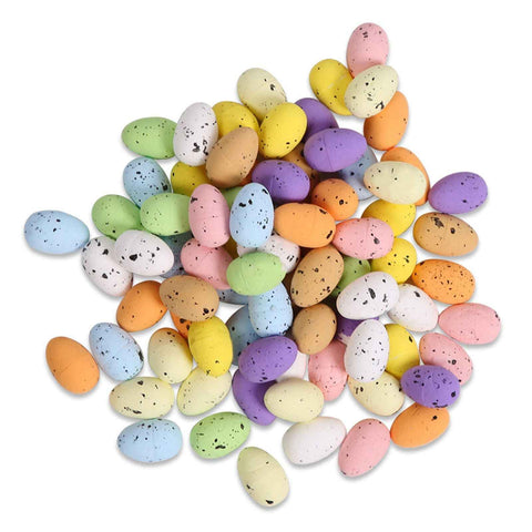 100PCS Colorful Foam Eggs Easter Egg Ornaments Crafts Birds Eggs DIY Wreath Accessories In Australia - Darrahopens