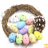 100PCS Colorful Foam Eggs Easter Egg Ornaments Crafts Birds Eggs DIY Wreath Accessories In Australia - Darrahopens