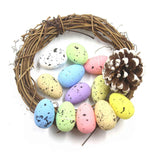 100PCS Colorful Foam Eggs Easter Egg Ornaments Crafts Birds Eggs DIY Wreath Accessories In Australia - Darrahopens