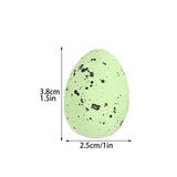 100PCS Colorful Foam Eggs Easter Egg Ornaments Crafts Birds Eggs DIY Wreath Accessories