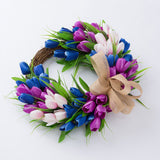 Wreath Artificial Hanging Wreath for Front Door Wall Tree Party Shop Window Decoration In Australia - Darrahopens