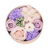 Artificial Flowers Combo Box Simulation Fake Soap Flower Round Box Valentine's Day Holiday Gift In Australia - Darrahopens