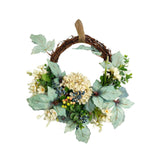 Artificial Hydrangea Wreath Spring Decorative Door Hanging Wall Wreath for Home Door In Australia - Darrahopens