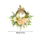Artificial Hydrangea Wreath Spring Decorative Door Hanging Wall Wreath for Home Door In Australia - Darrahopens