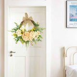 Artificial Hydrangea Wreath Spring Decorative Door Hanging Wall Wreath for Home Door In Australia - Darrahopens
