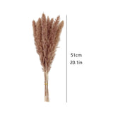 Artificial Dried Pampas Grass Plastic Simulation Reed for Wedding Home Decoration
