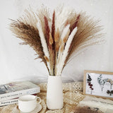 Artificial Dried Pampas Grass Plastic Simulation Reed for Wedding Home Decoration