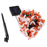LED Solar String Lights Bee Shaped Waterproof Decorative Light for Outdoor Garden Patio Warm White12M 100LED 8 Work Mode In Australia - Darrahopens